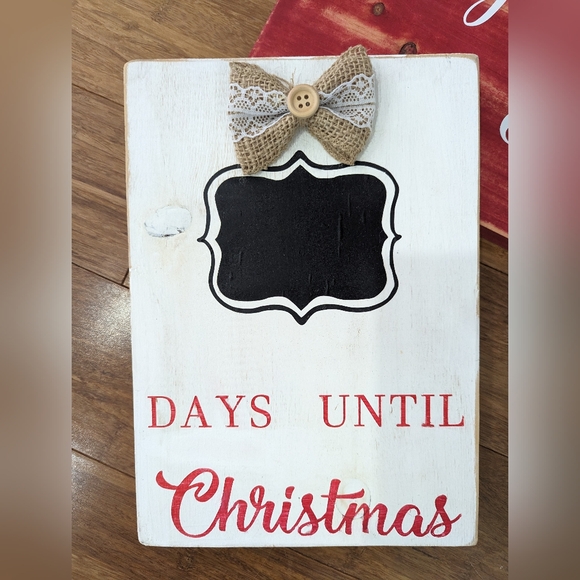 2pk Christmas signs. - Picture 3 of 3